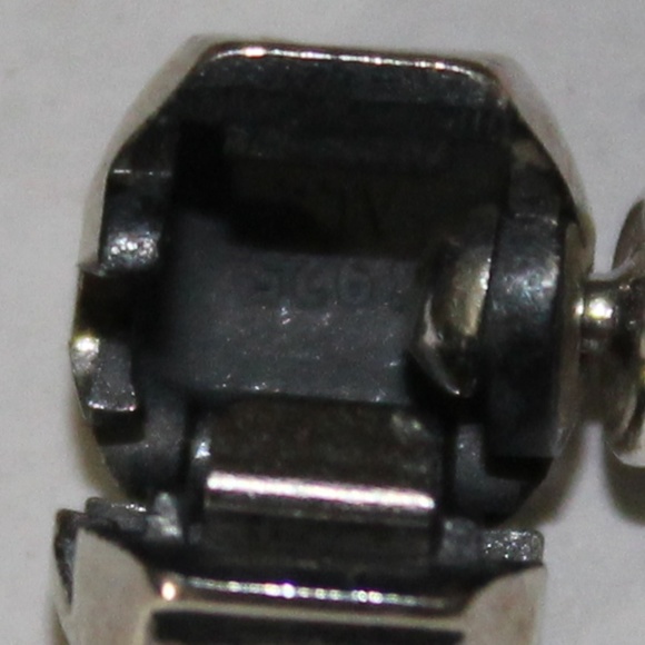 Classic Pandora Charm Bracelet Barrel Clasp 7.9 in - Picture 7 of 8